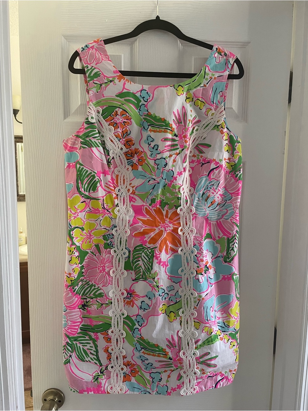 Lilly Pulitzer Nosey Posey Shift Dress Womens 18W